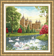 Вышивка ЛП-038 Лебединое озеро