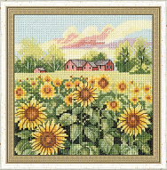 Вышивка М-030 Поле подсолнухов