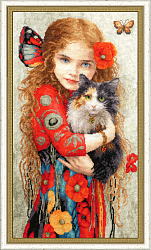 Вышивка ЧМ-090 Подружки Вышивка ЧМ-090 Подружки