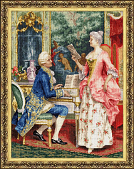 Вышивка МК-034 Урок пения Вышивка МК-034 Урок пения