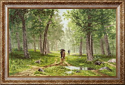 Вышивка МК-080 Дождь в дубовом лесу 1891 г. Вышивка МК-080 Дождь в дубовом лесу 1891 г.