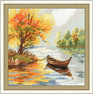 Вышивка М-024 Озеро в лесу Вышивка М-024 Озеро в лесу