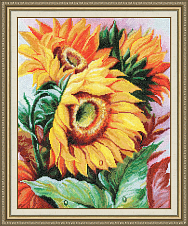 Вышивка Т-009 Цветы солнца №1 Вышивка Т-009 Цветы солнца №1