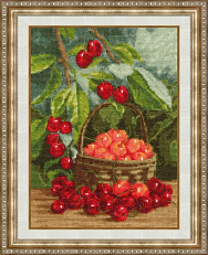 Вышивка ФИ-012 Садовая черешня Вышивка ФИ-012 Садовая черешня